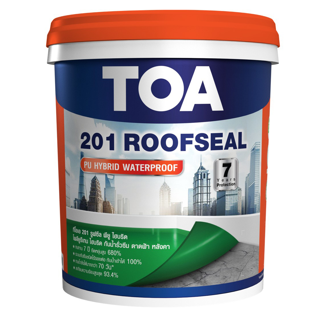 Sơn chống thấm sàn mái TOA 201 Roofseal PU Hybrid