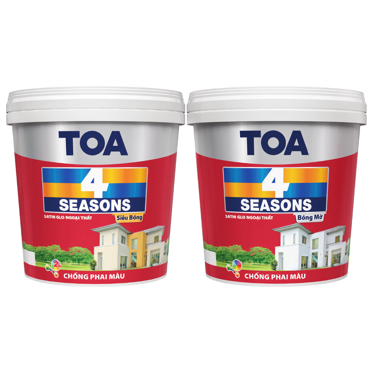 Sơn nước ngoại thất TOA 4 Seasons Satin Glo